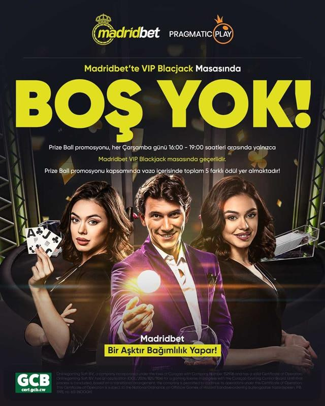 MadridBet VIP Blackjack Masasında BOŞ YOK! 

Yarın 16:00 – 19:00 arası sadece MadridBet’te geçerli özel Prize Ball promosyonuyla her el ayrı bir heyecan!

Her vazo, her top, her an kazandırıyor — çünkü MadridBet’te kaybetmek yok!

Madridbet Güncel Giriş : t.ly/madridbetwt