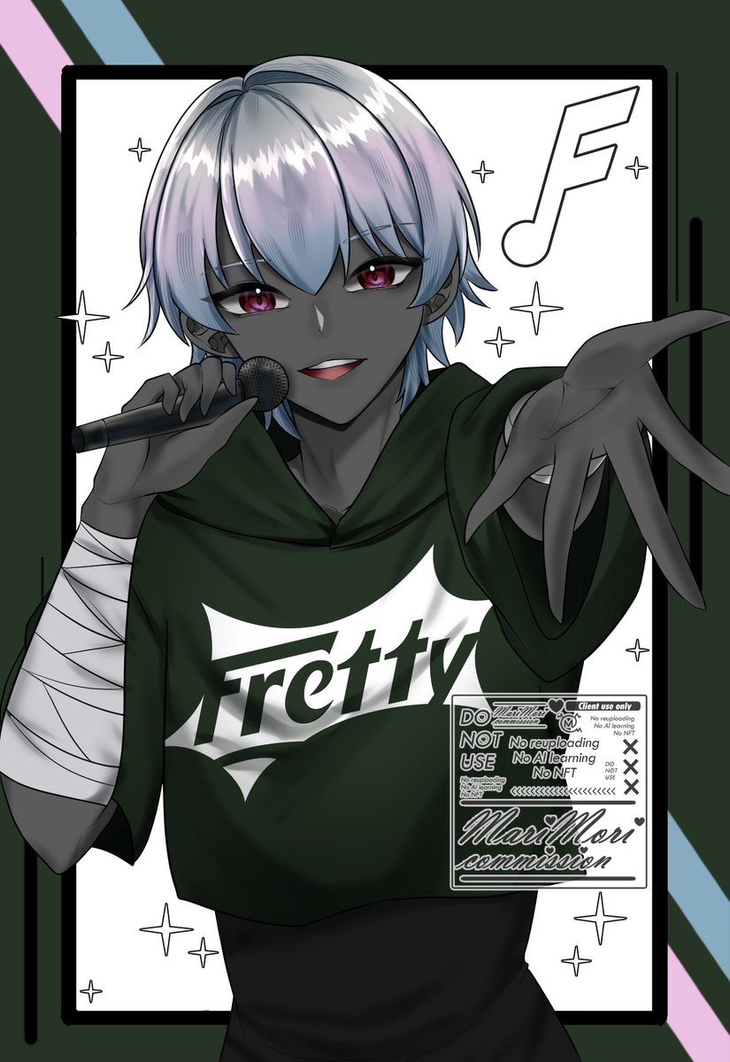 In an alternate universe, it’s your favorite idol Fretty!

Please check out the marvelous <a href="/Mari_ChanMori/">MariMoriちゃん|📌COMMS</a> on Vgen!

Stickers and more coming soon!