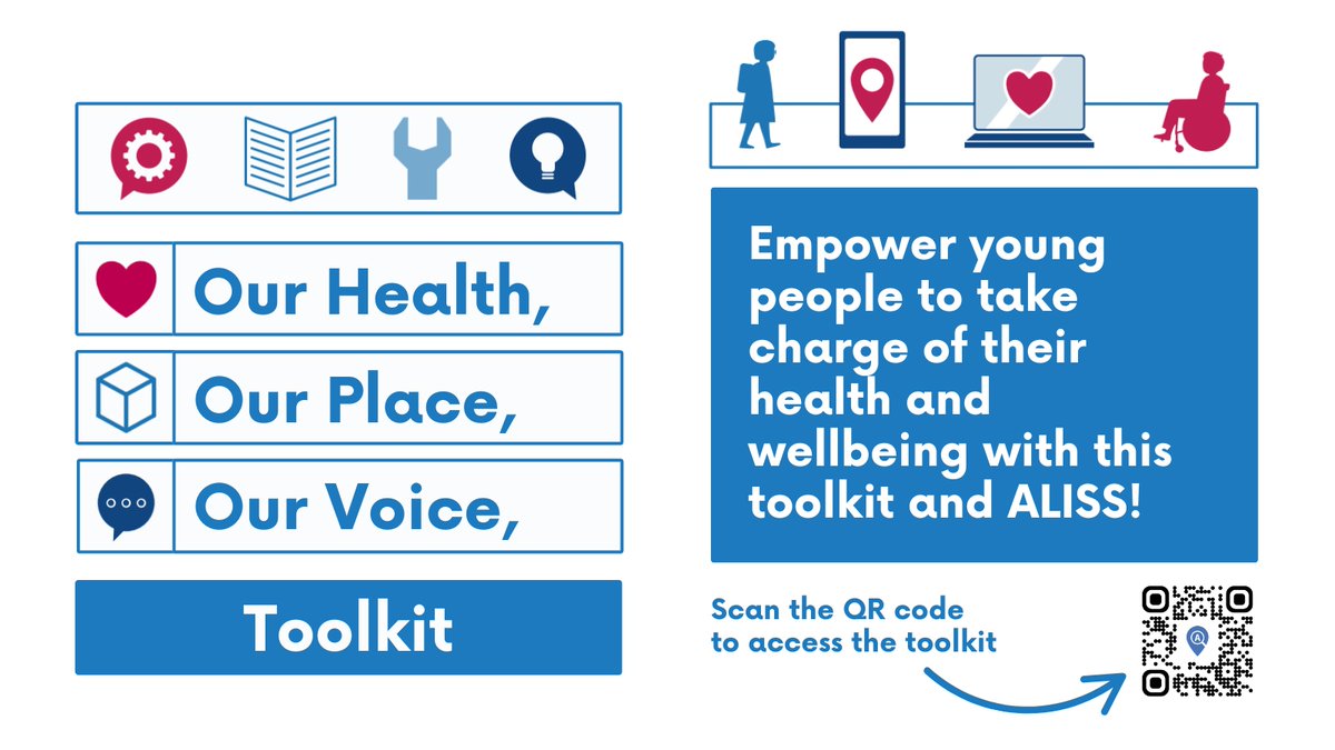 We are excited to share the updated 'Our Health, Our Place, Our Voice' toolkit - a resource designed to empower young people to take charge of their health and wellbeing. Download your copy today! Go to: bit.ly/3IrcKyJ