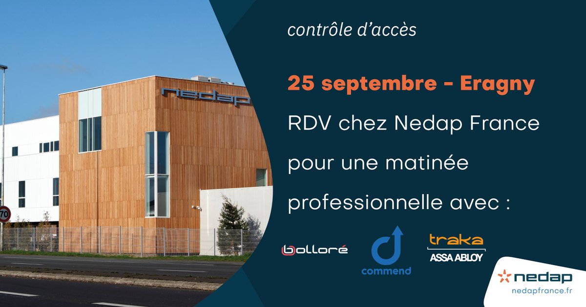 [𝐂𝐨𝐧𝐭𝐫𝐨̂𝐥𝐞 𝐝'𝐚𝐜𝐜𝐞̀𝐬] Vous avez raté nos sessions du début d’année ? ➡️ Plus d’excuses : le 25/09, on vous attend chez nous !
🔒 Contrôle d’accès nouvelle génération
🎤 Interphonie intelligente
🔑 Gestion pro des clés
🚪 Portillons sécurisés
👉lnkd.in/epVxqB4t