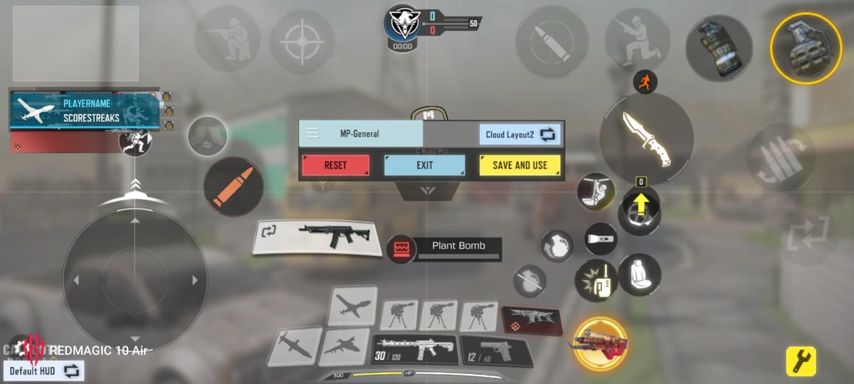 chat, 

heres my HUD layout for #CoDMobile    

what would you change, if anything? 👀 

-Intern