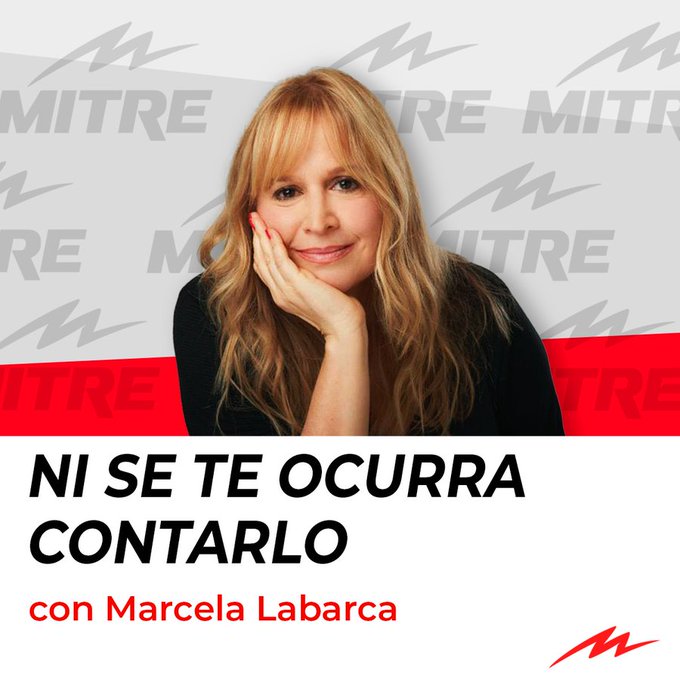 Hasta las 21, <a href="/marcelalabarca/">Labarca 🦋</a> te acompaña con Ni se te ocurra contarlo por <a href="/radiomitre/">Radio Mitre</a>
radiomitre.cienradios.com/player/