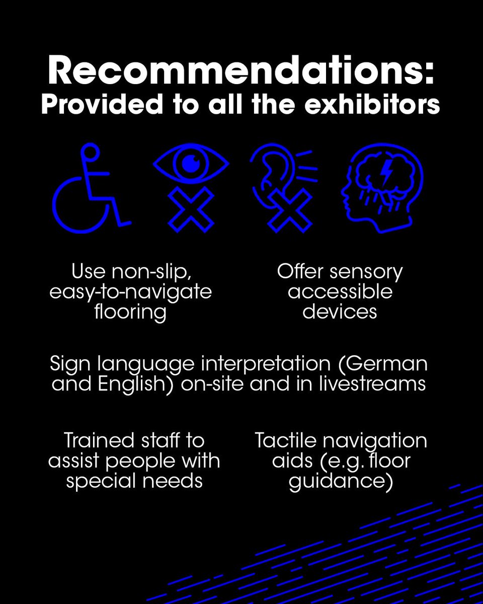 💛 At gamescom, accessibility is not just a checkbox! It’s a commitment.

Every year, we provide our exhibitors with mandatory accessibility guidelines and recommendations to make the event more inclusive. Our dream is that everyone should feel welcome at gamescom.

Let’s raise
