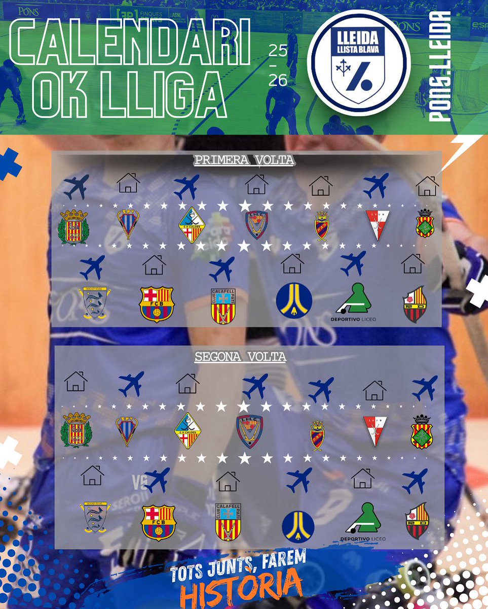 Jaume Guàrdia (@emuaj89) on Twitter photo 📆 Calendari Oficial Ok Lliga del <a href="/LleidaLlista/">Pons.Lleida</a>
Aquest any, tots junts farem història
Acompanya’ns a vibrar amb el nostre equip🤍💙
#OkLliga #Tornaremaferhistoria #Totsjuntsvibrarem #Animacio #GradaJove 📆 Calendari Oficial Ok Lliga del <a href="/LleidaLlista/">Pons.Lleida</a>
Aquest any, tots junts farem història
Acompanya’ns a vibrar amb el nostre equip🤍💙
#OkLliga #Tornaremaferhistoria #Totsjuntsvibrarem #Animacio #GradaJove
