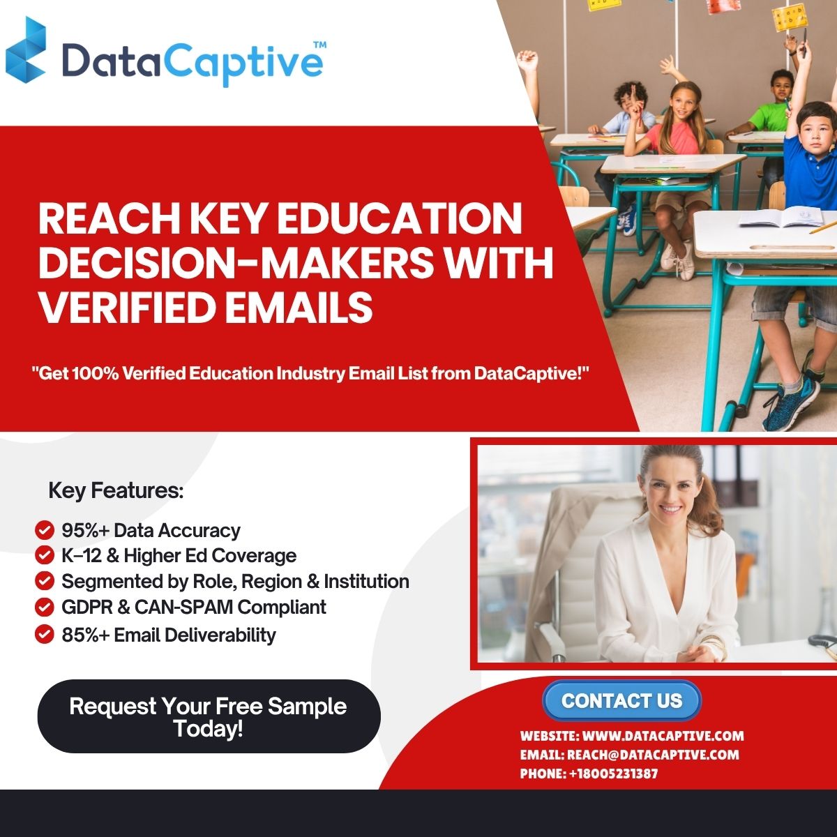 RubyMathew007's tweet image. 🎓 Target principals, deans &amp;amp; education buyers with 95%+ accurate data!

Get DataCaptive’s Education Industry Email List – verified &amp;amp; compliant.

Boost your EdTech, SaaS &amp;amp; training campaigns.

📩 Get Your FREE sample Now!-tinyurl.com/2k59m6up

#EmailMarketing #EdTech #B2BLeads