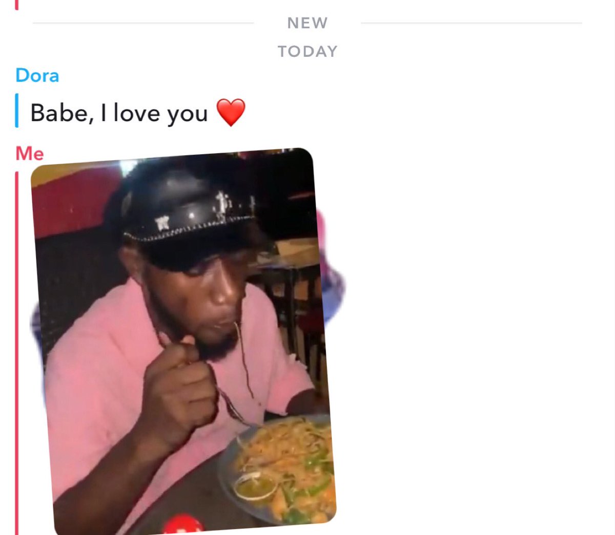 Messages like this &gt;&gt;&gt; 🥹❤️
