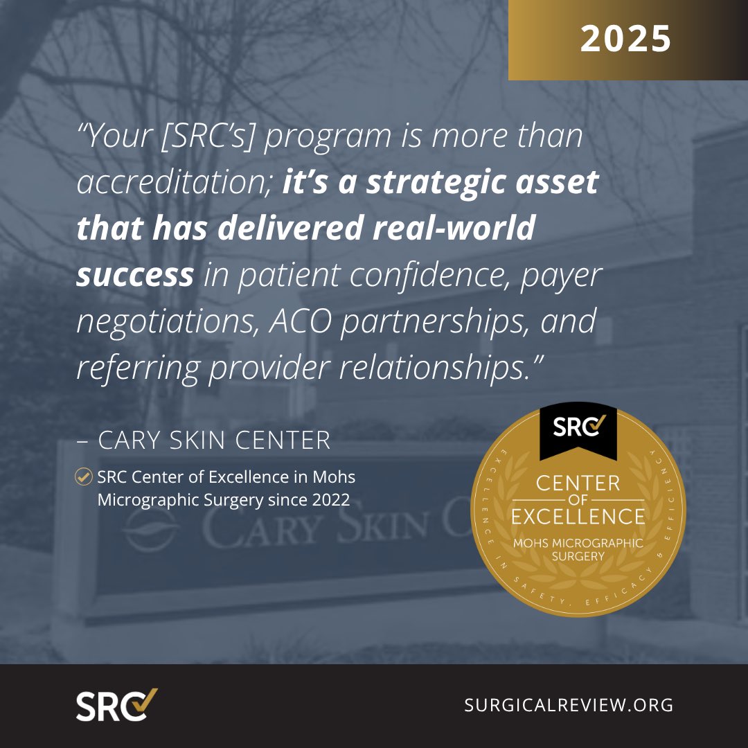 SRC-accredited facilities and surgeons see real results.
Higher patient volumes. Fewer complications. Safer care.

SRC's support doesn’t stop when accreditation is achieved. We help you turn it into long-term value. To learn more about accreditation, visit our website today!