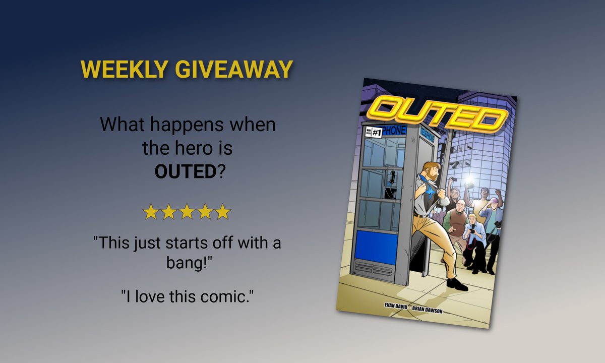 Weekly Comic Book Giveaway: Outed by Evan David 

Enter now: cryptocomics.com/redeem/stellar…