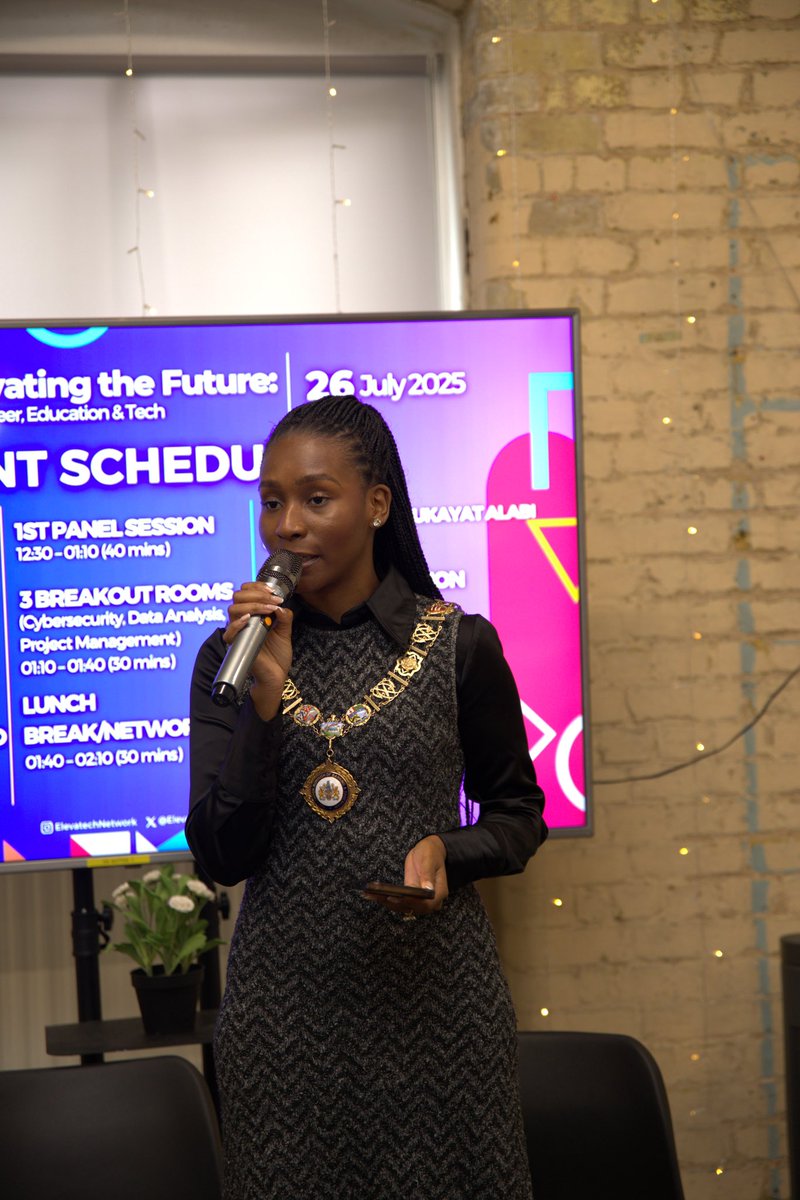 Special appreciation to the beautiful Mayor of Barking and Dagenham, Councillor Princess Opeyemi Bright. <a href="/pri_bright/">Mayor Princess Bright</a> 

Thank you so much for gracing #ElevatechSummit London with your presence.🙏

#elevatechsummit #elevatechsummitlondon #elevatechsummit2025 #elevatechnetwork