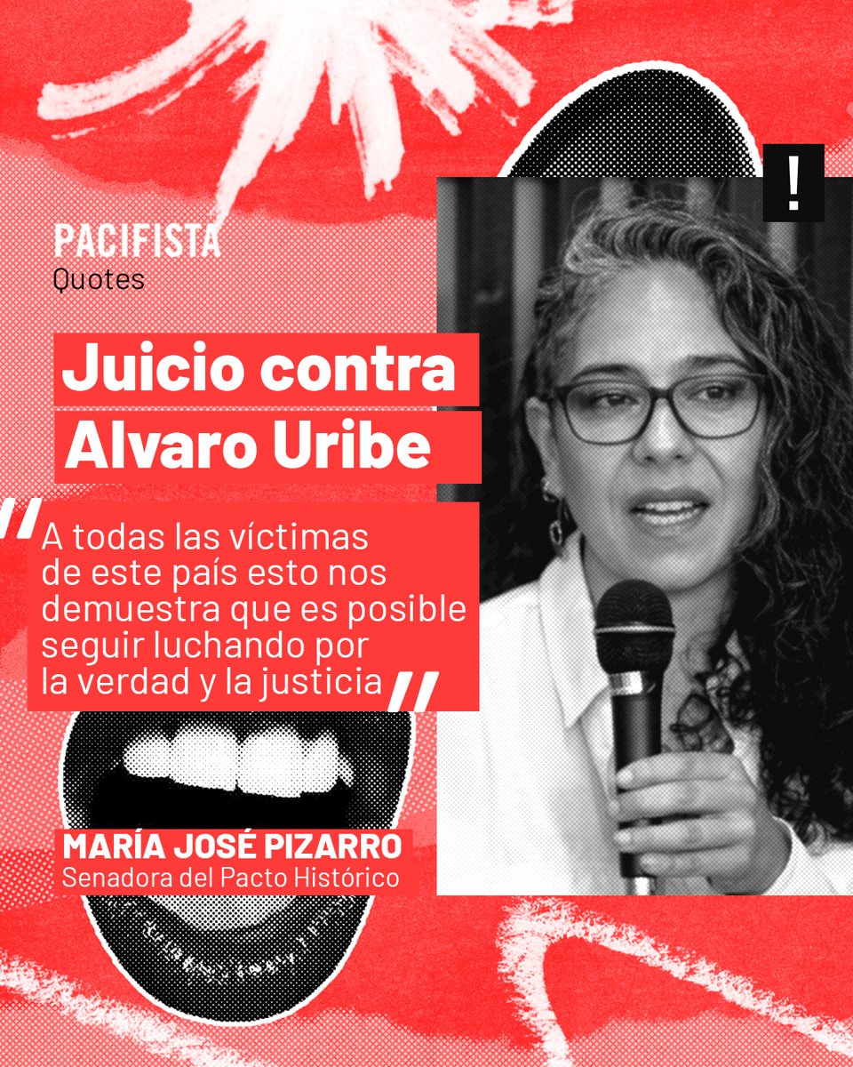En un país donde el silencio ha sido norma y la impunidad una regla, una frase como esta se siente como respiro

Ayer, con el fallo contra Álvaro Uribe Vélez, algo se movió. No todo está saldado. Pero algo se rompió: el mito de que el poder nunca responde. #JuicioAlvaroUribe