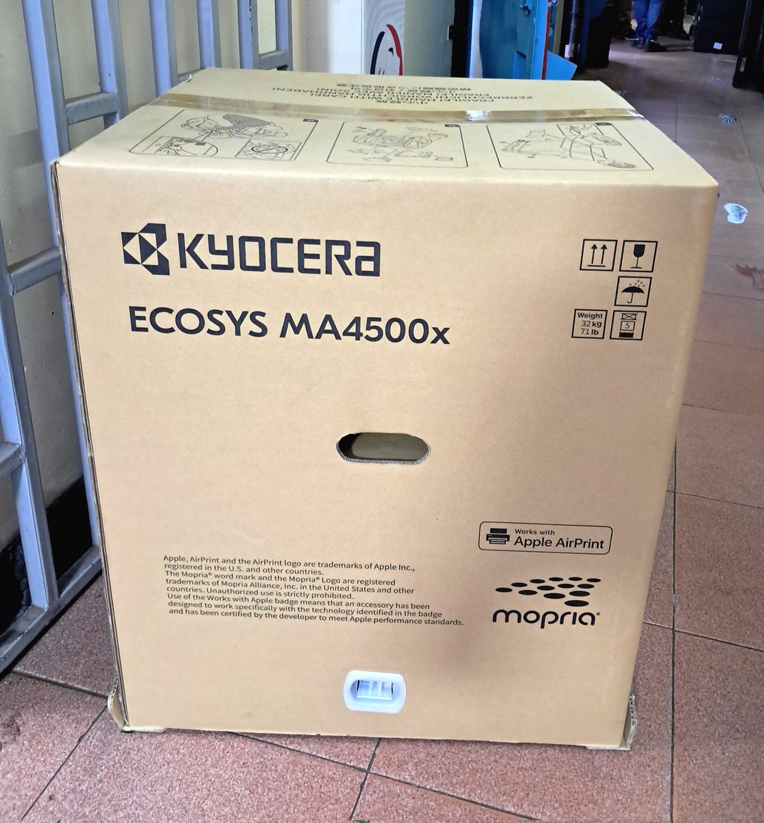 Product of the day #ELECMERT
KYOCERA ECOSYS MA4500x Multifunctional Monochrome Laser Printer (Print/Copy/Scan), 45 ppm, Up to Fine 1200 dpi,(RADF)Gigabit Ethernet 7 inch Touchscreen Panel, 512 MB @.Kshs.159,900

Contact us via DM
WhatsApp: +254 724518788
