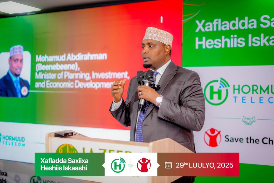 📍From Jazeera Hotel, Mogadishu:

A powerful partnership begins! 🤝
 <a href="/Hormuud/">Hormuud Telecom</a> Telecom &amp; <a href="/SaveChildrenSO/">Save the Children in Somalia</a> are joining forces to support Somali children &amp; families with innovative tech-based solutions.

Hope meets technology-for a better future. 🇸🇴💡
#ChildFirst #Hormuud #Innovation
