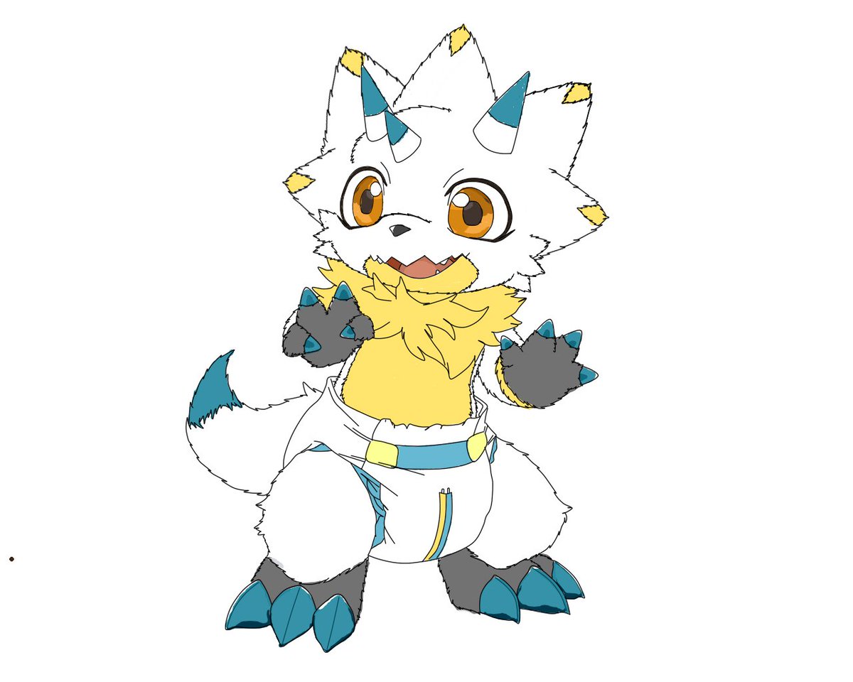 Behold! My own Gammamon OC.

I wanted to draw this silly for a long time.

RTX: ON/RTX: OFF

#digimonoc #fanart #babyfur #gammamon #gammamonoc #digimon