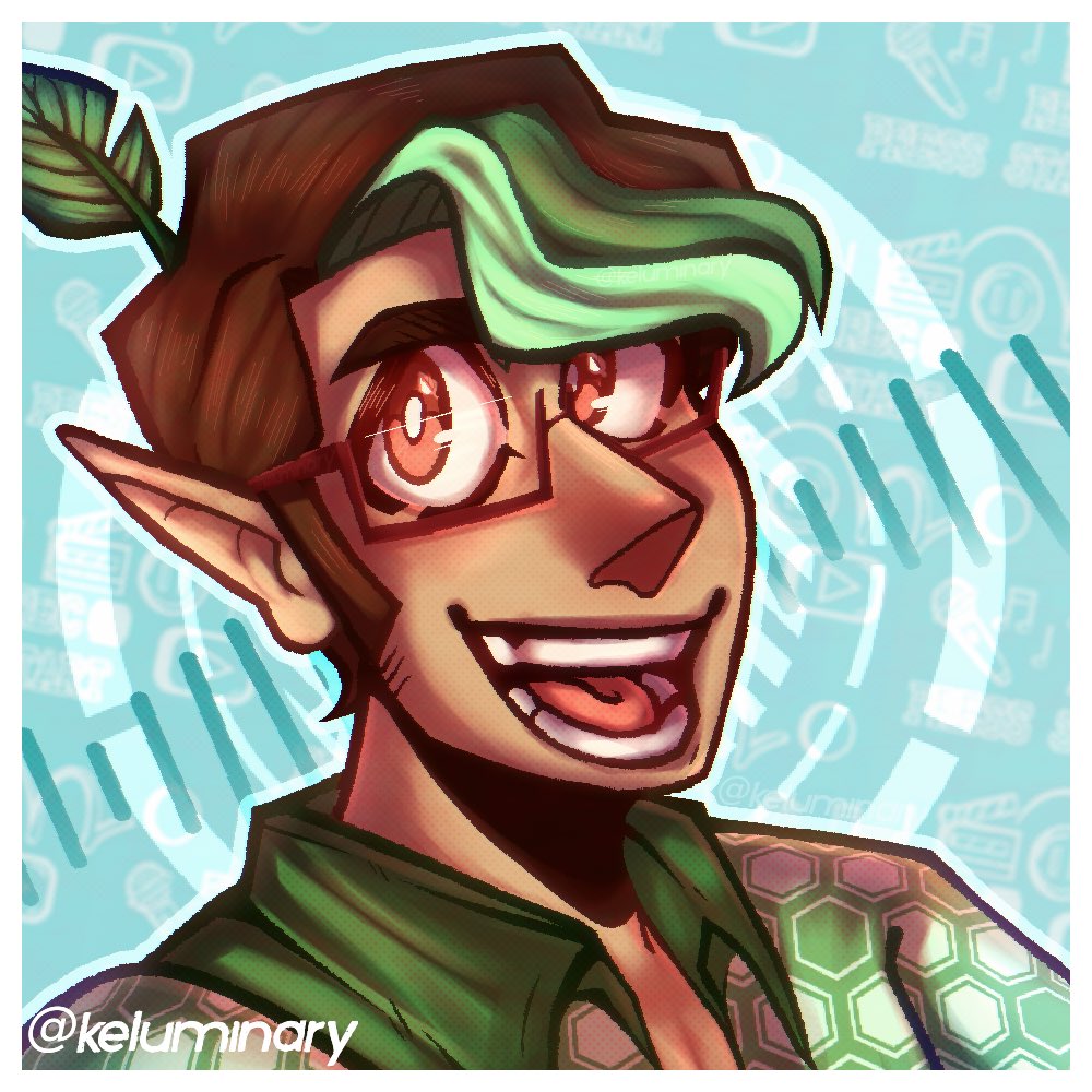 Just finished an icon for our beloved <a href="/_PancakeKING17_/">PancakeKING</a> ! The silly leaf guy. 🍃 #TRIAL3RR