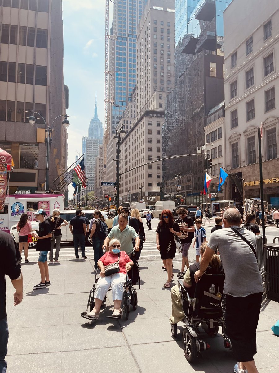 Mucho tránsito en #NuevaYork 🗽 de #TurismoAccesible