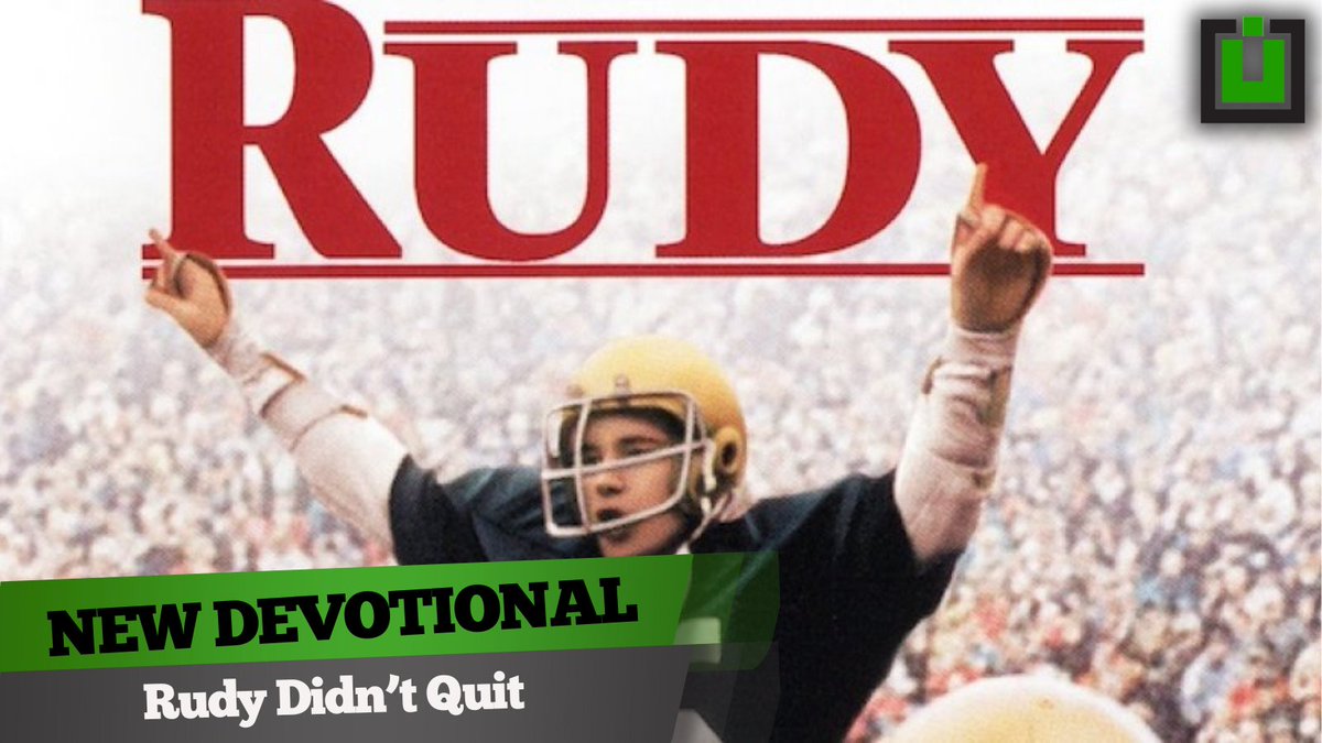 🏈 Today, we unpack the movie Rudy and how he persevered in pursuit of his dream — and how we can be inspired not to quit on our journey.

#unpackinit