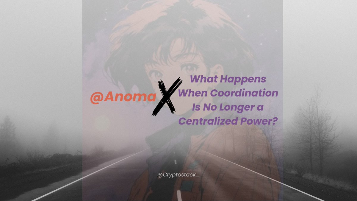 What Happens When Coordination Is No Longer a Centralized Power?

For years, coordination in Web3 has been quietly monopolized, by protocols, centralized relays, oracles, and even L2 sequencers. What I found while researching @Anoma is a radical shift: coordination becomes a