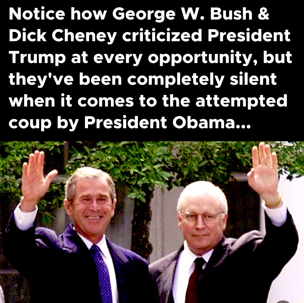 THEIR SILENCE ON OBAMA IS DEAFENING!