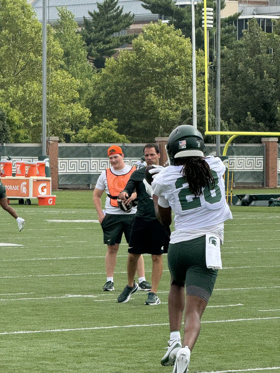 First glimpse at Dontavius Nash in a Spartan uniform. The ECU transfer looks for a strong final campaign.