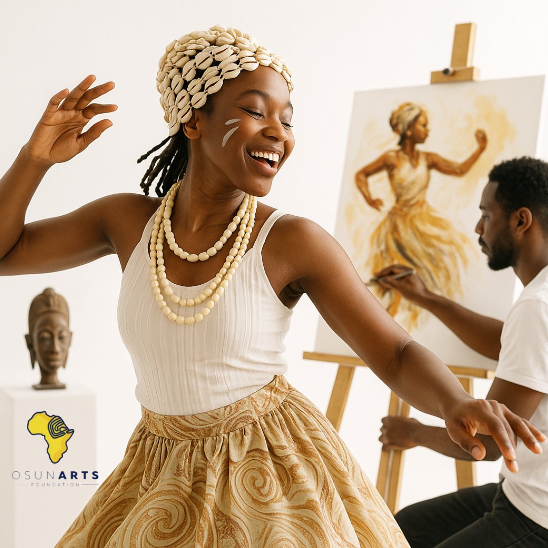 🎭 Art in Motion – Experience the Soul of Tradition

Every movement, every stroke, every rhythm tells a story.

From dance that echoes ancient steps to art that breathes life into heritage, our community thrives on creativity rooted in culture.

#OsunArtsFoundation