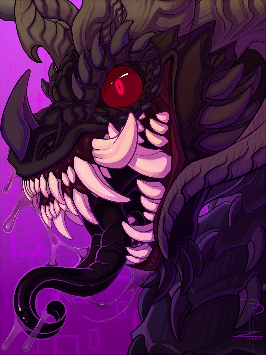 5th revenge goes to <a href="/cartexcreations/">⛧Cartexcreations⛧</a>.bsky.social love me some teeth #artfight #artfight2025