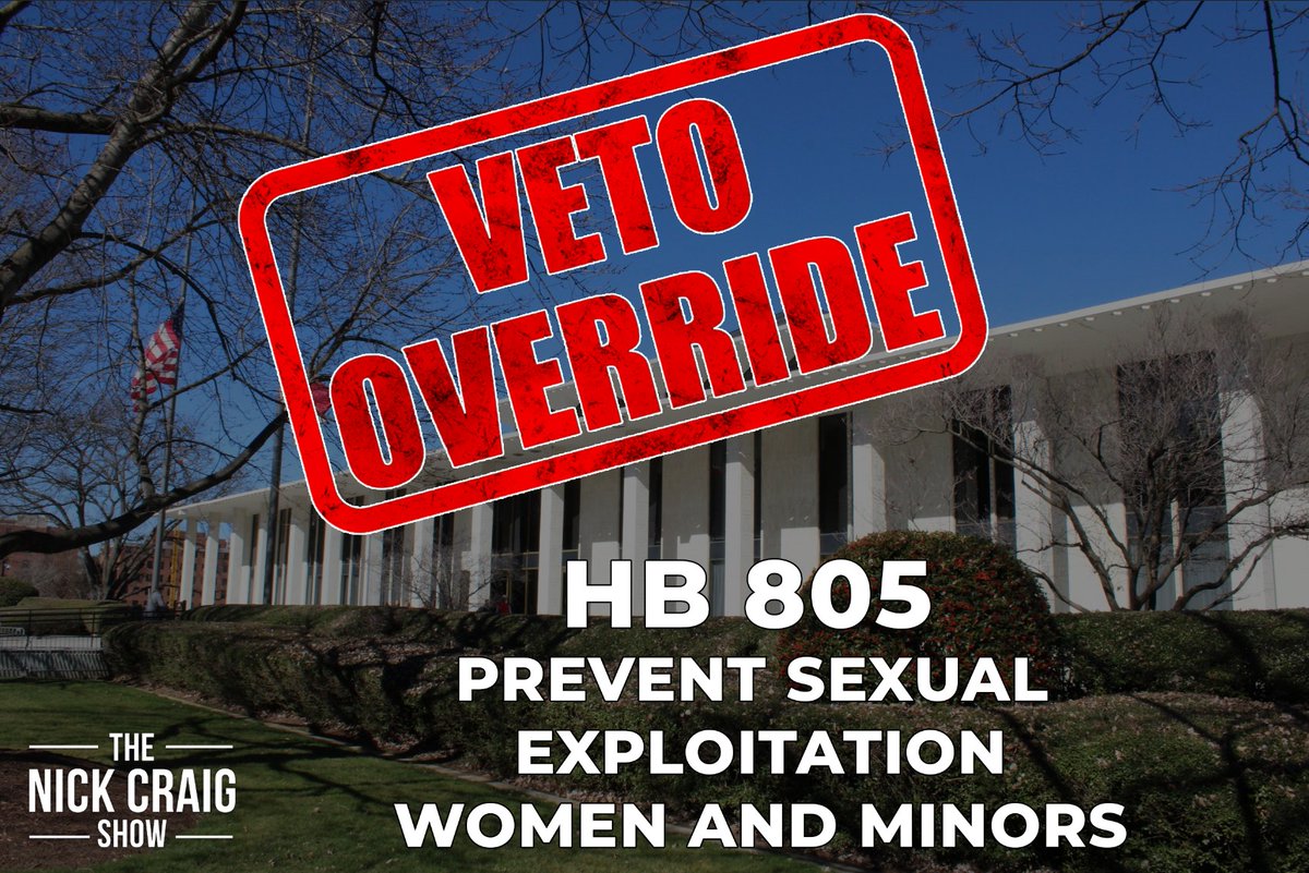 BREAKING: HB 805, Prevent Sexual Exploitation/Women and Minors has been overridden by both chambers of the NCGA and now becomes law. It defines sex in state law based on biological attributes. #ncpol #ncga