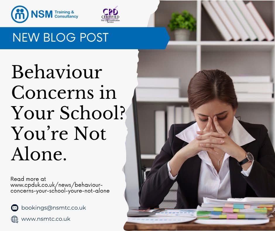 NSM Training & Consultancy (@nsmtc) on Twitter photo 📚 Behaviour Concerns in Your School? You’re Not Alone 🧠
Our latest blog on <a href="/TheCPDService/">The CPD Service</a> explores common challenges schools face and shares practical insights to support your staff and learners.
cpduk.co.uk/news/behaviour…
We’re here to help nsmtc.co.uk 📚 Behaviour Concerns in Your School? You’re Not Alone 🧠
Our latest blog on <a href="/TheCPDService/">The CPD Service</a> explores common challenges schools face and shares practical insights to support your staff and learners.
cpduk.co.uk/news/behaviour…
We’re here to help nsmtc.co.uk