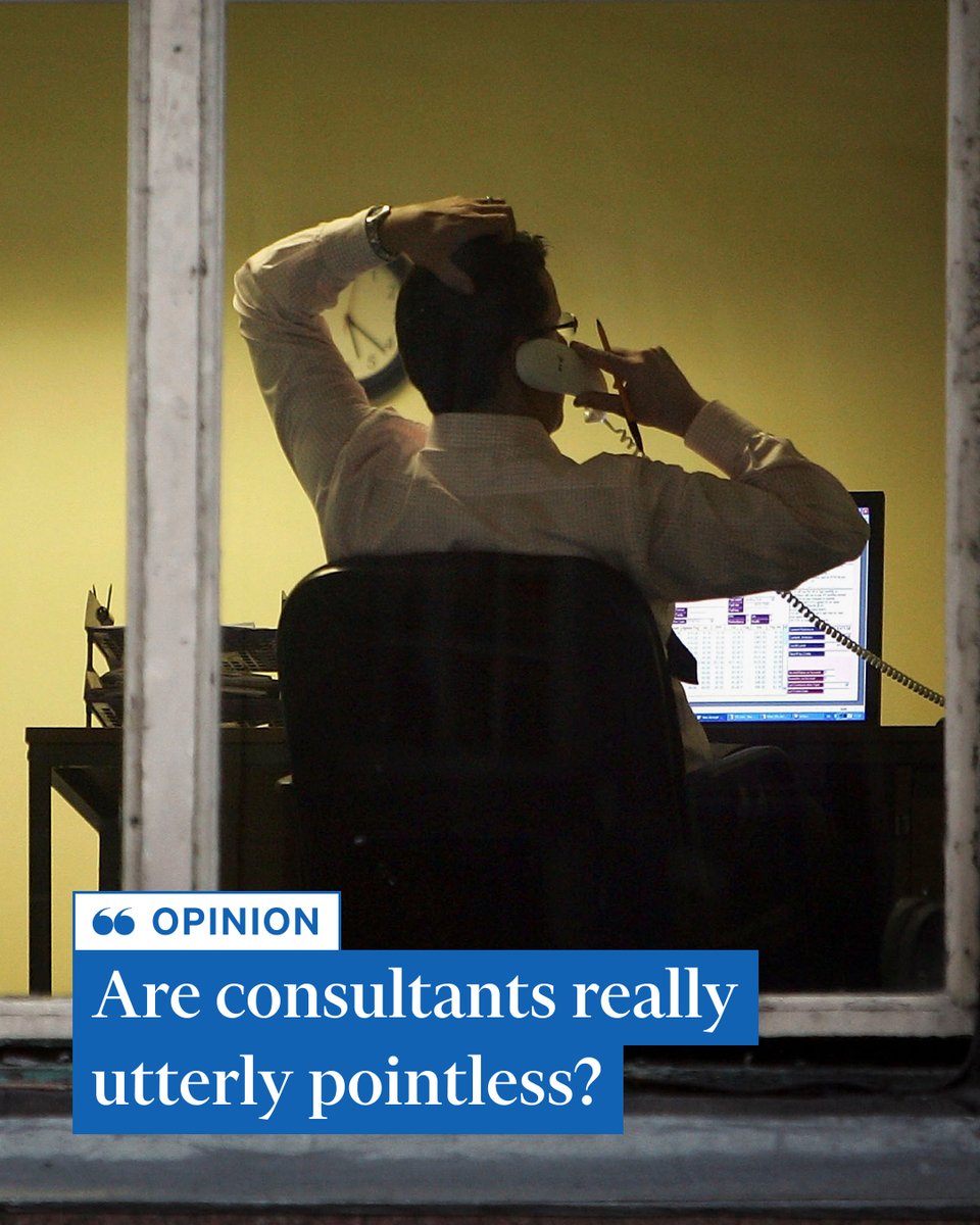 Opinion: Journalists, telemarketers and used car salespeople can console themselves that there is one profession even more widely detested: consultants. on.ft.com/4l3yluD