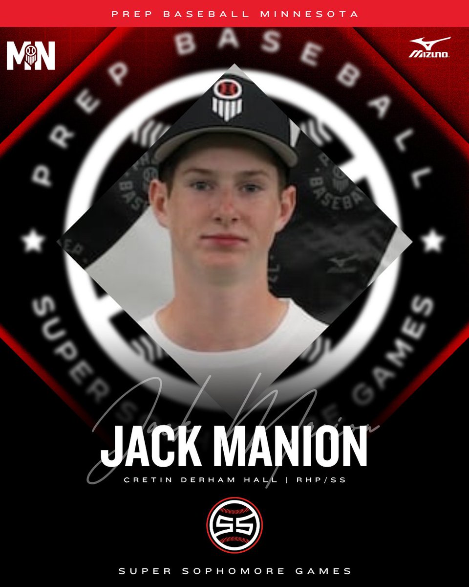 𝗪𝗘𝗟𝗖𝗢𝗠𝗘 𝗧𝗢 𝗧𝗛𝗘 𝗦𝗤𝗨𝗔𝗗 🔥

𝙅𝘼𝘾𝙆 𝙈𝘼𝙉𝙄𝙊𝙉 ('28, RHP/SS, Cretin-Derham Hall) is set to represent #TeamMinnesota at the 2025 Super Sophomore Games in KC.

👤: loom.ly/il1i88I