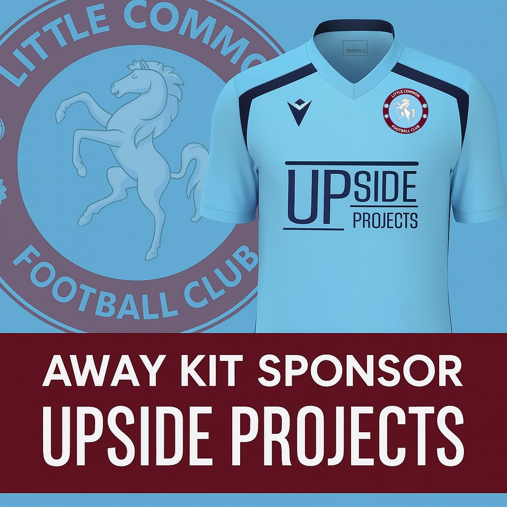 Thank you to Upside Projects for kindly sponsoring our away kit for the forthcoming season.
