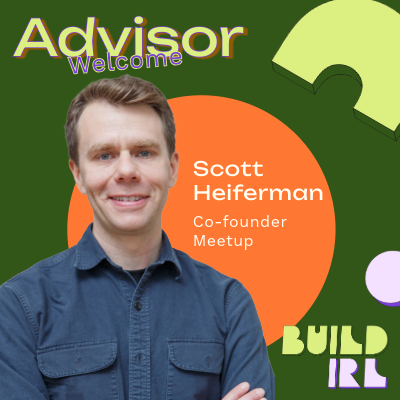 Saumyagupta's tweet photo. Thrilled to welcome Meetup founder @heif as our first investor and advisor. 

We’ve built in open. Now it’s time to ask - in the open. 

This newsletter is an open call to investors, sponsors, philanthropists: Back our IRL Future. @build_irl 

👉https://t.co/GmzlRhkJ8Z https://t.co/abXIB5tOhR