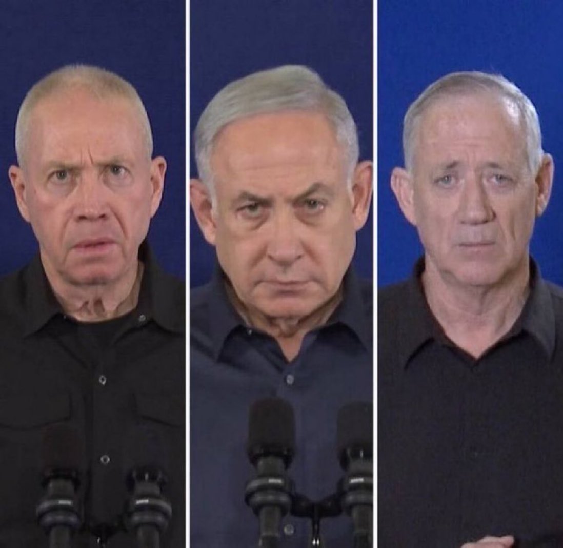 Yoav Gallant is Polish.

Netanyahu, whose real name is Mileikowsky, is also Polish.

Benny Gantz is Romanian.