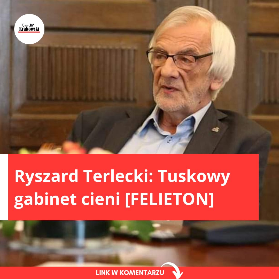 KurierTarnowski's tweet photo. 📢 Przeczytaj najnowszy felieton @RyszardTerlecki : "Tuskowy gabinet cieni" 📢
Jakie są prognozy dla Polski pod przywództwem Donalda Tuska? 👉 Kliknij link w komentarzu, aby przeczytać pełny felieton na portalu Kurier Krakowski! ⬇️#Polityka #Rząd #Felieton #KurierKrakowski https://t.co/tLEFe9G5MA