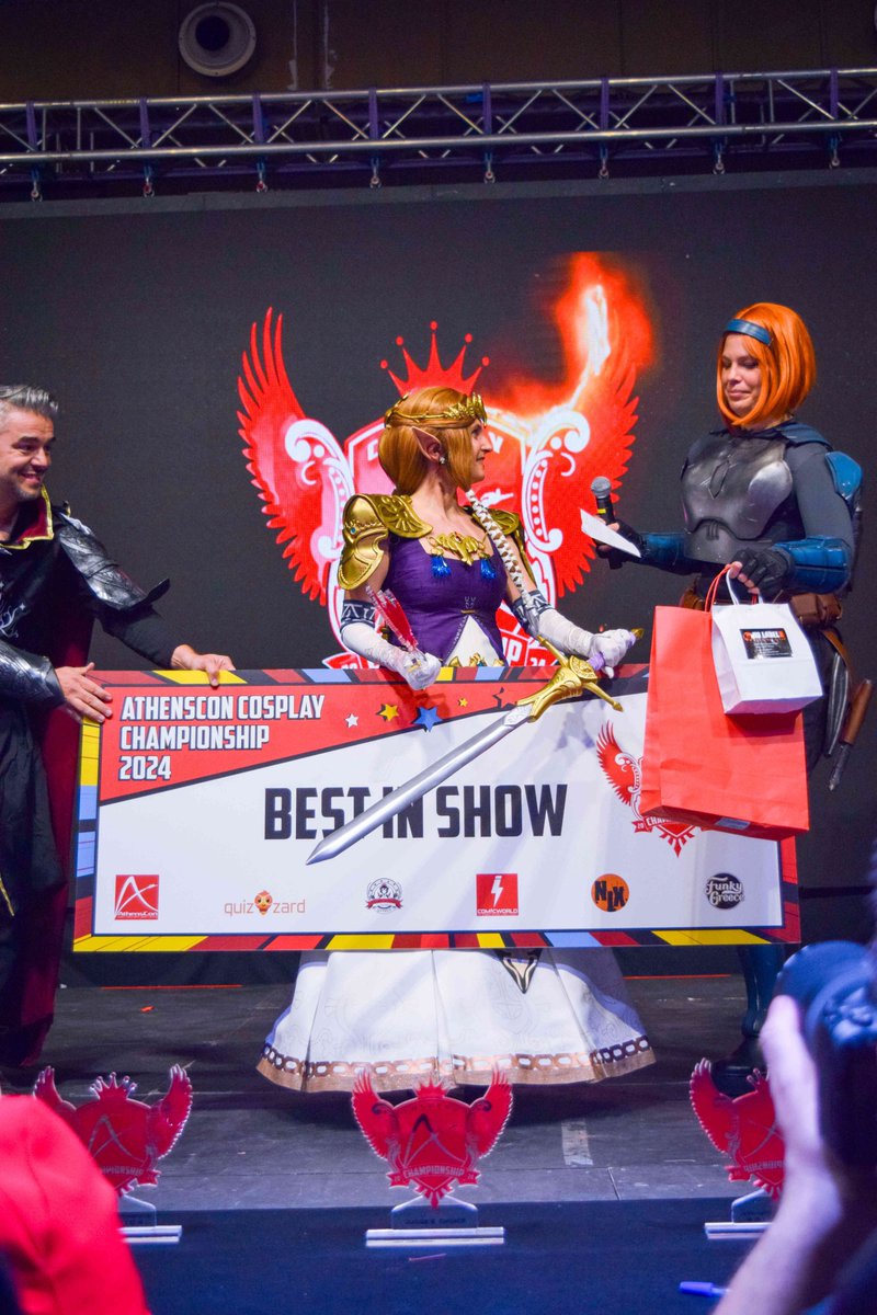 Photos of Rene Polumorfous Cosplay at the AthensCon 2024 Cosplay Championship. 

She was awarded Best In Show AND Judges Choice!

#Cosplay #AthensCon #RenepolumorfousCosplay