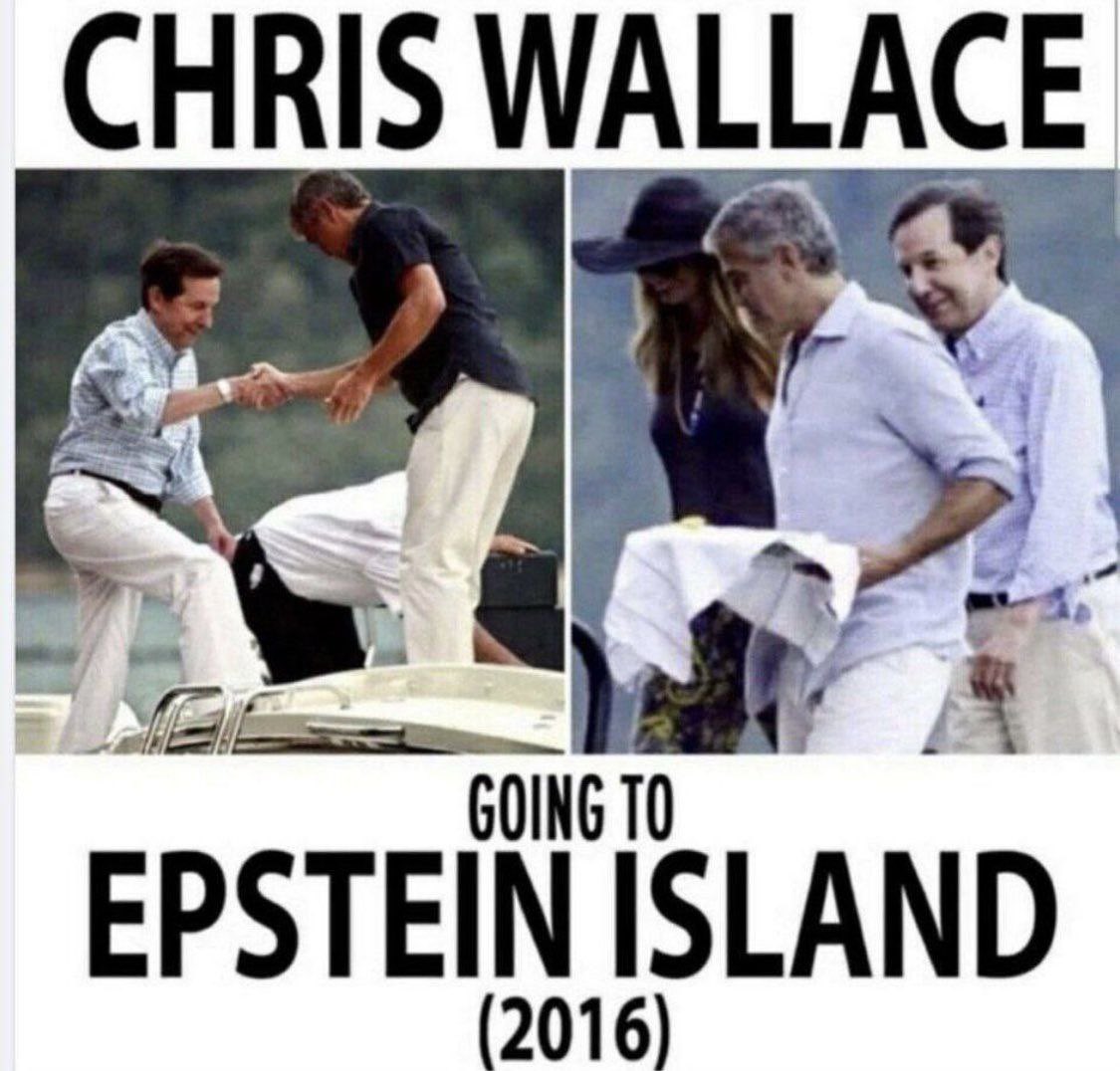 Chris Wallace has been on Epstein Island. Perfect recruit for CNN