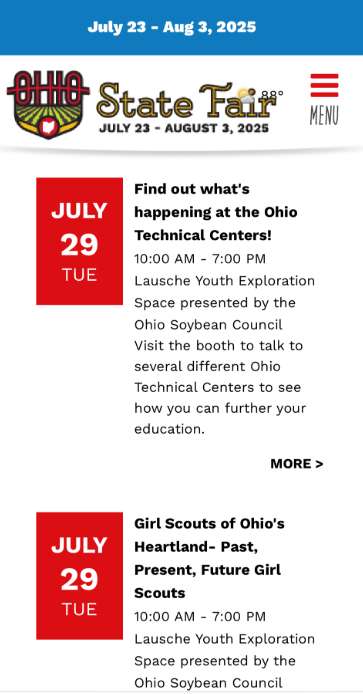 Don’t miss us at the Ohio State Fair—come stop by and say hi! 🎡