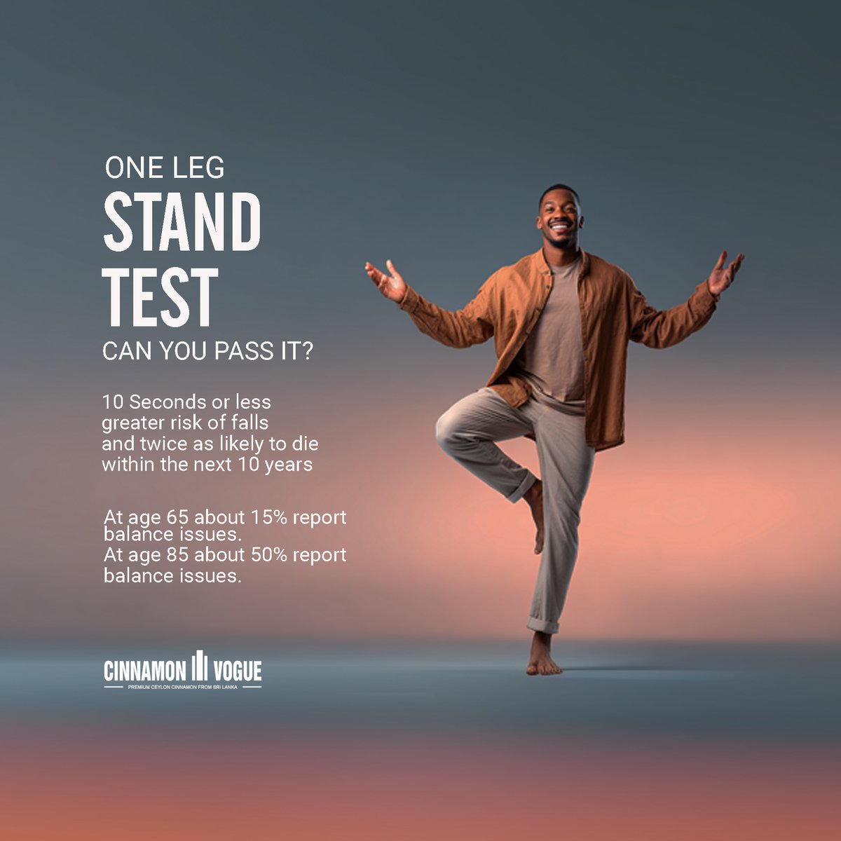 cinnamonvogue's tweet image. Held a one-leg stand for over a minute—thanks to squats and dancing.
Studies say less than 10 seconds? Higher fall risk and double the chance of dying in 10 years.
Try it. Time yourself. Post your result. No shame—just progress. 💪
#BalanceTest #Longevity #FitnessOver40