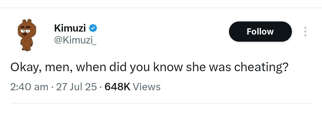 iamennoh's tweet photo. Men pour out their hearts in this post that asked, " How did you know she was cheating?"

Let's unfold 😭😂🧵🧵 https://t.co/tz1ElYUhSc