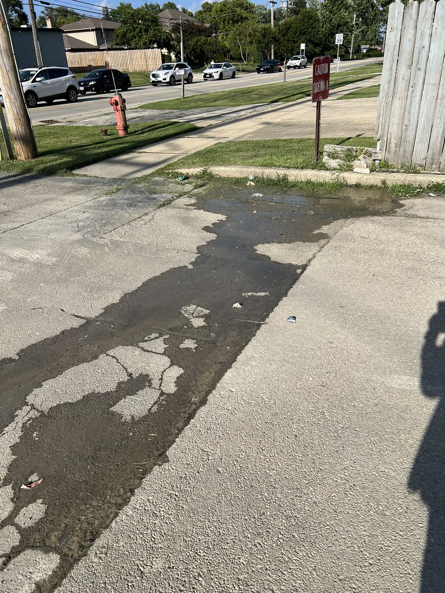 Hey <a href="/ilamwater/">Illinois American Water</a>. We’ve had a leak on our property for a week. Your customer service is rude and told us they sent someone out and found no issue. Clearly they didn’t, or if they did, they didn’t open their eyes. The water pressure has buckled the asphalt and the water continues.