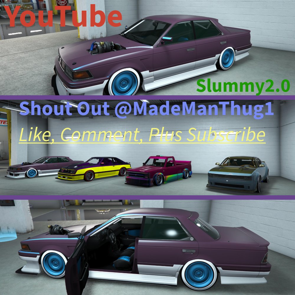 PS5 Only!!!!

Coming up at 12pm Central Standard time. I will have the unreleased Drift Hardy available on my YT channel.  Shout out here on X <a href="/Made_Man_Yt/">Made Man Thug1</a>  or on YT @MadeManThug1

youtube.com/@slummy2.0?si=…