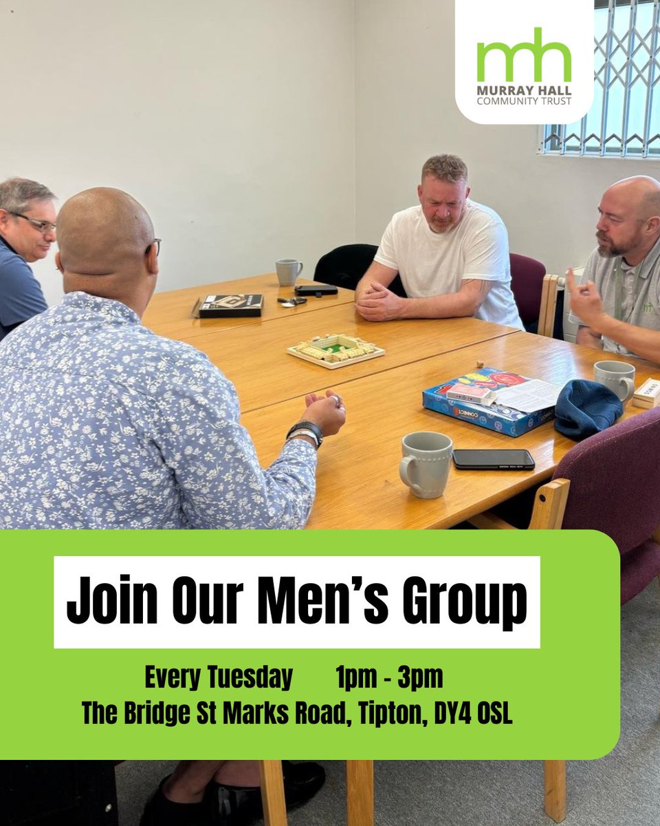 More than just a chat,
Join our Weekly Men's Group!

Sometimes the best support comes from simply getting together with other guys, sharing a cuppa, and talking about whatever's on your mind.

Every Tuesday:1 PM - 3 PM
Because sometimes the best thing you can do is just show up.
