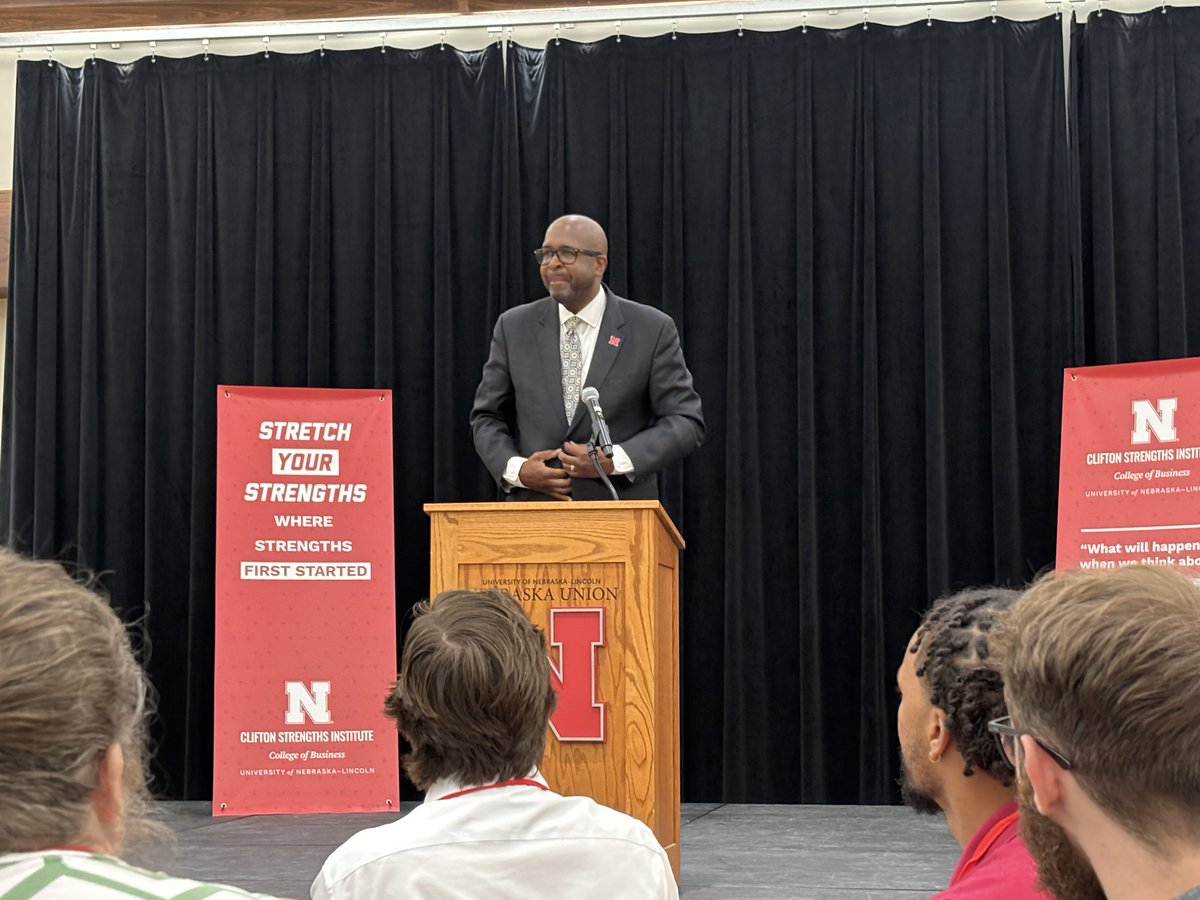 Rodney D. Bennett (@rodneydbennett) on Twitter photo What a great morning welcoming attendees to the Clifton Strengths Institute Summer Conference at <a href="/UNLincoln/">University of Nebraska-Lincoln</a>! I hope each of you can lean into your unique talents and use them to empower others. Thank you to <a href="/UNLStrengths/">Clifton Strengths Institute</a> for hosting this conference. What a great morning welcoming attendees to the Clifton Strengths Institute Summer Conference at <a href="/UNLincoln/">University of Nebraska-Lincoln</a>! I hope each of you can lean into your unique talents and use them to empower others. Thank you to <a href="/UNLStrengths/">Clifton Strengths Institute</a> for hosting this conference.