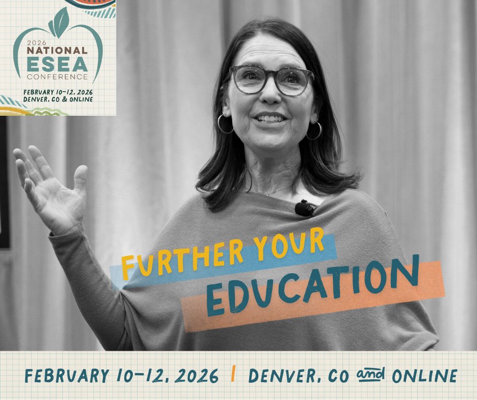Turn your #professionaldevelopment into academic achievement! Join us at the 2026 #ESEAConference in Denver &amp; online, Feb 10-12. Earn #continuingeducation hours PLUS up to 2 graduate credits from the University of San Diego. Register today! eseanetwork.org/conference