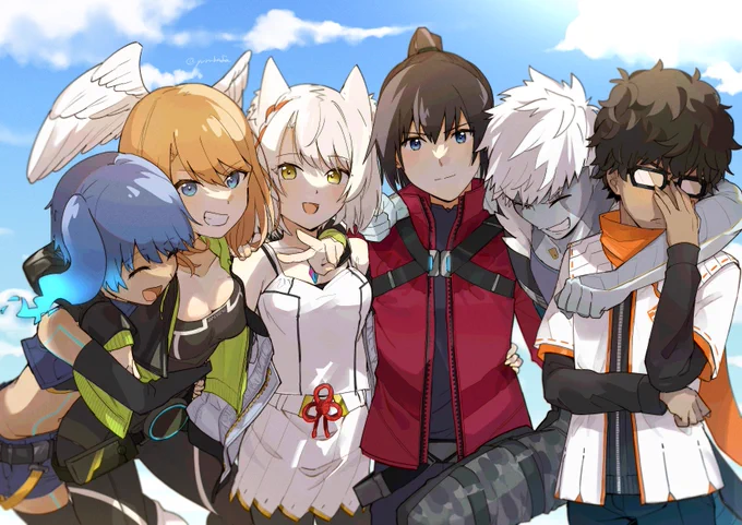 過去絵で失礼します!!!ゼノブレイド3 3周年おめでとうございました!!!!!