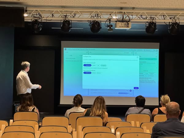 muriasdigital's tweet photo. Inauguramos Impulso IA en #LosLlanosDeAridane, un programa que acerca la inteligencia artificial al tejido empresarial de nuestra isla.
#ImpulsoIA #MuriasDigital #TransformaciónDigital #IA #InteligenciaArtificial #LaPalma #CámaraDeComercio #CabildoDeLaPalma #FormaciónEmpresarial https://t.co/DdukzUTJUo