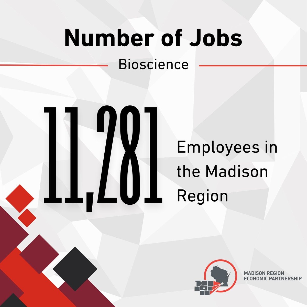 In the #MadisonRegion, 11,281 professionals are advancing breakthroughs in bioscience—from life-saving research to biotech innovation.

This isn’t just science—it’s a growing engine of #health, #discovery, and #economicstrength.