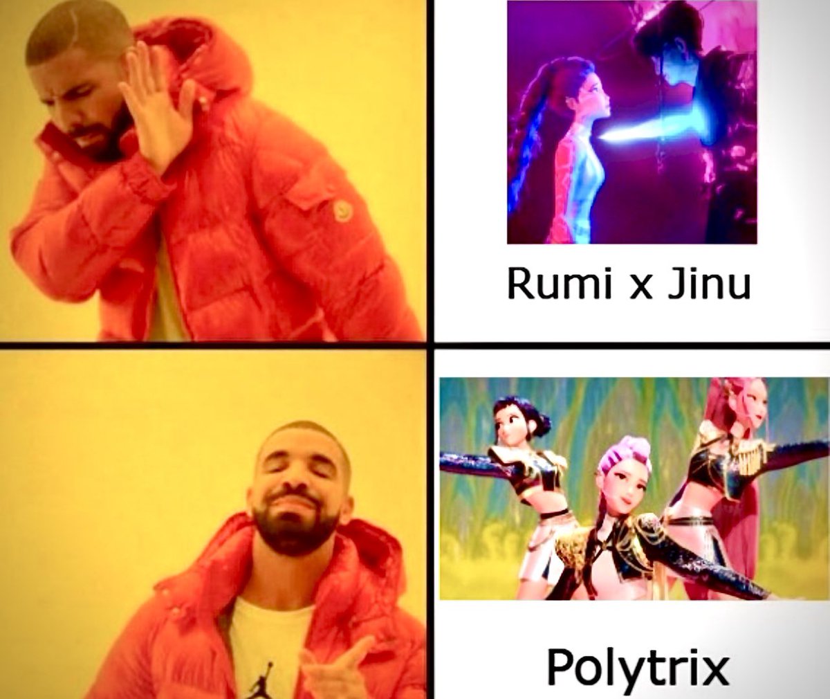 #KPopDemonHunters

Propaganda I won’t fall for : #Rujinu

Propaganda I’ll fall for : #Polytrix