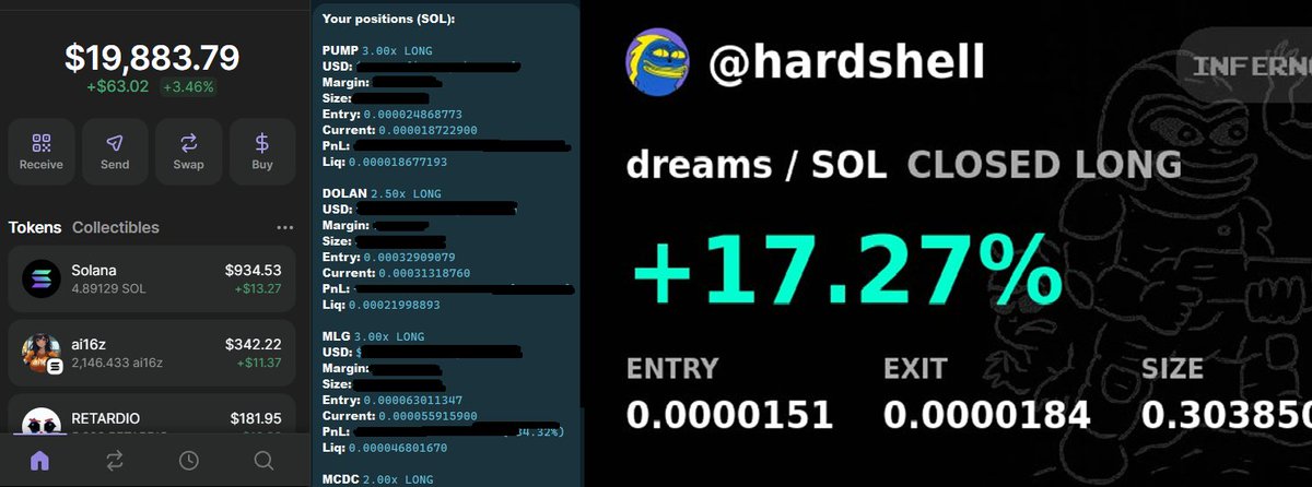hardshelldev's tweet image. you can now leverage trade low-cap Solana memecoins

full send your favorite tokens like #HPOS10I, #MLG, #crypto or even newly graduated tokens from @BONK / @pumpdotfun with up to 4x leverage

⚠️ Limited access: Whitelist-only for now.

👉 Join the waitlist:…