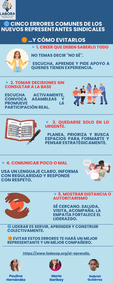 No tomes decisiones por la base. Tómalas con la base.
#ParticipaciónReal. Lee sobre el tema: fedessp.org/el-aprendiz 
<a href="/FedesspN/">FEDESSP Nacional</a> <a href="/agusaviles1/">Agustín Avilés</a> <a href="/marudavalos29/">Maru Dávalos</a> <a href="/PaulinaValver17/">Ingrid Paulina</a> <a href="/mariogomezgg/">Mario  Gómez</a> <a href="/CarlosCruzCas11/">Carlos Cruz Castelán</a>