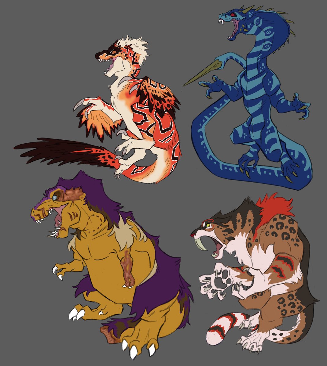flat colors done for the Primal Rage Gods
(I really enjoy their colors)
#PrimalRage